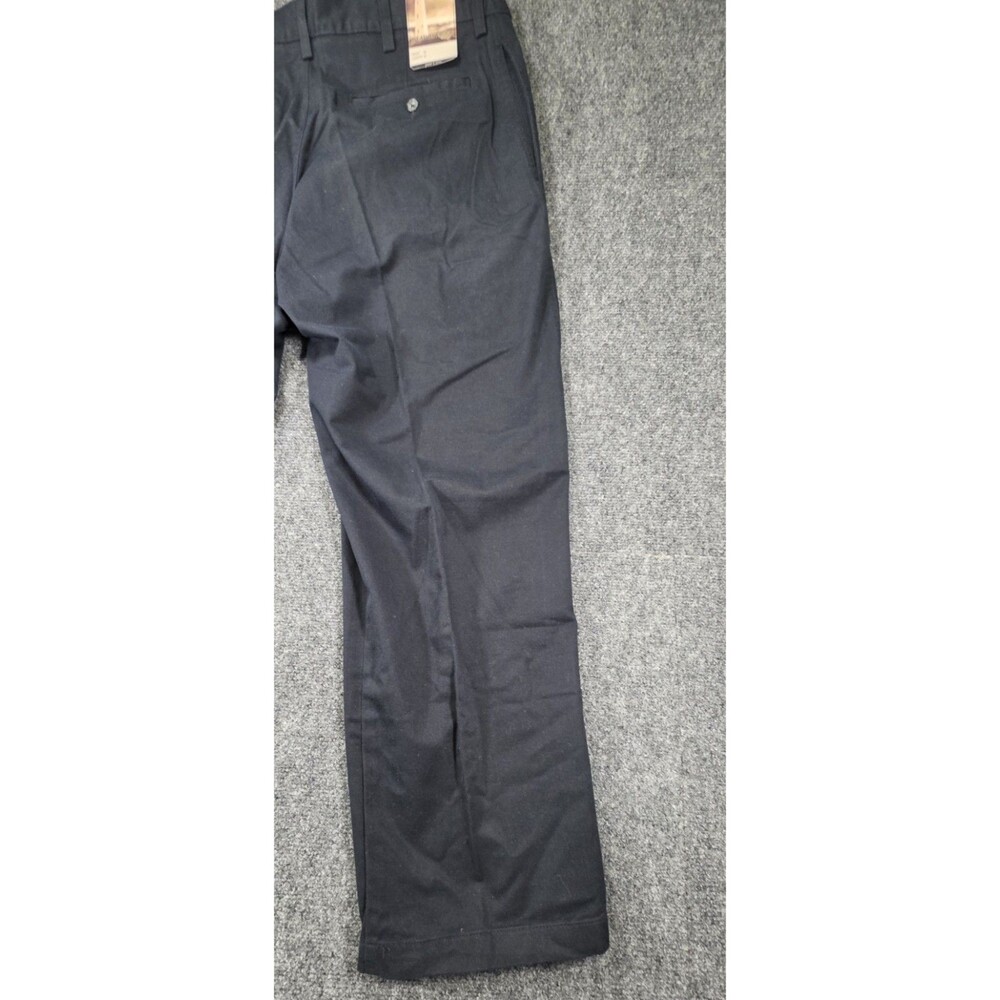 Weatherproof Black Flat Front Chino Pants NWT 36x30 Classic Fit Casual - Picture 12 of 13